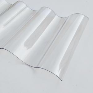 Quality 1.8mm Polycarbonate Corrugated Sheet Greenhouse Roof Material PC Roofing Plastic Corrugated Sheet for sale