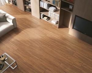 Quality Brown Wooden Porcelain Tiles 200x1200mm for Floor and Wall for sale