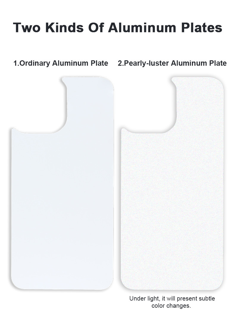 Aluminum Plate Sublimation Phone Case Anti Slip For IPhone16 Samsung S25 Ultra