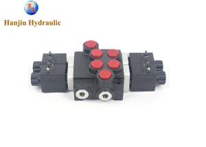 Quality P50 2 Spool Monoblock Directional Valve 12VDC 250Bar Hydraulic for sale