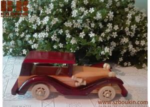 China Promotional children play wooden toy  car hot sale diy wooden toy car ramp Walnut, Leather, Coak on sale