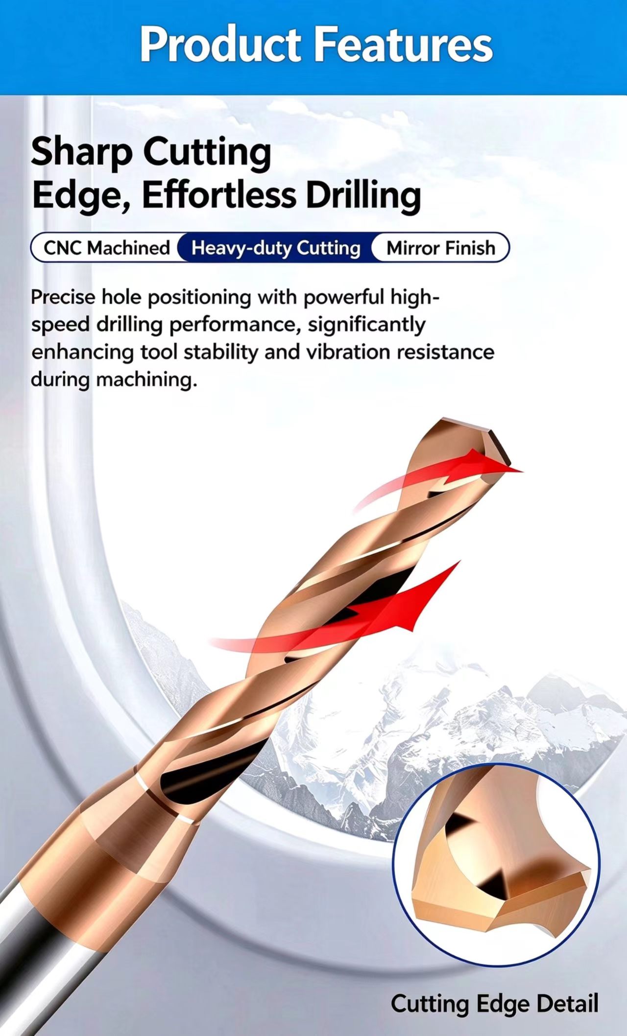 Alloy Solid Carbide Micro Drill Bits Drilling Tools Tungsten Steel Precision Twist Drill 3D