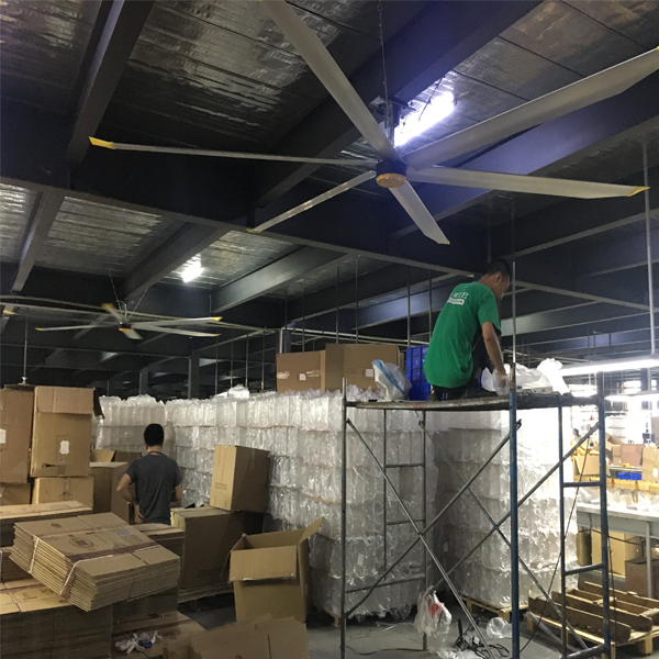 Large Workshop Cooling And Ventilation Industrial Ceiling Exhaust Fan With CONTROLLER