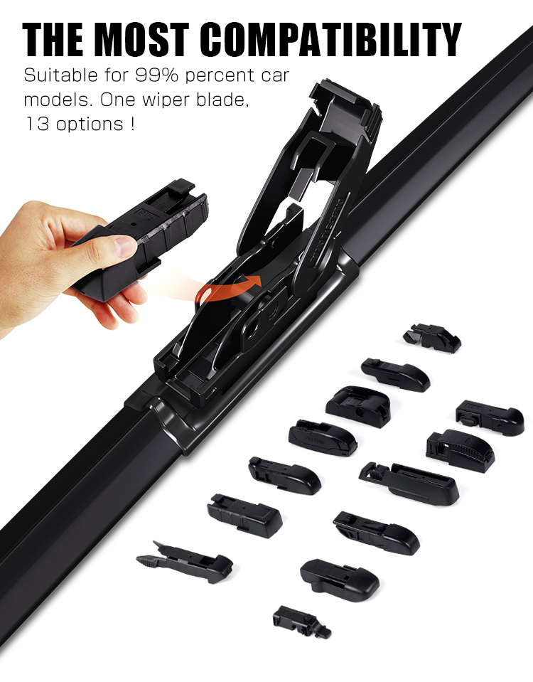 MASUMA Automotive Body Parts 15 inch Wiper Blade for RZN180L Exterior Accessories