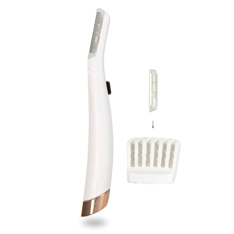 USB Ladies Personal Care Products LED Light Lady Shaver Electric Eyebrow Trimmer