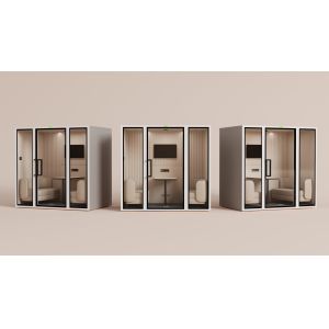 Freestanding Soundproof Office Pod Open Space Without Interruption Workstation