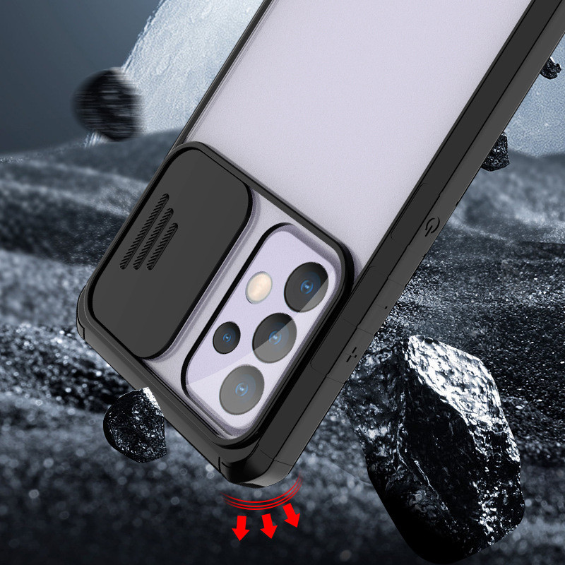 Shockproof Mobile Phone Covers TPU Acrylic Hybrid High Clear Airbag Corners Camera Cover