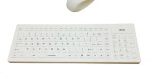 Quality Dust Proof Ip65 Industrial Wifi Keyboard And Mouse Combo With One Usb Dongle for sale