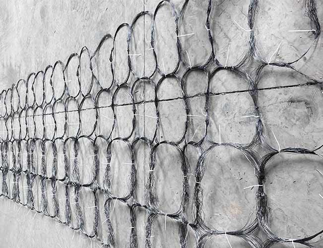 Inconspicuous Obstacles Tank Barrier Mesh Tank Track Wrapping Wire Mesh