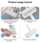 Plastic Pet Cleaning Tools Custom Logo Dog Lint Rollers Reusable