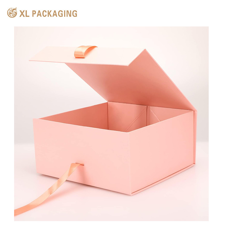 Customized Logo Luxury Cardboard Gift Boxes Collapsible Folding Rigid Paper Packaging Magnetic Closure