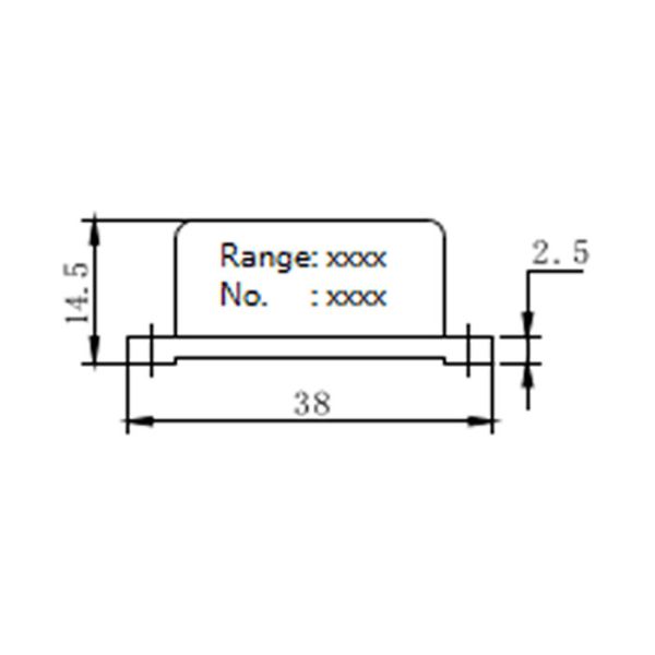 Impact Resistant Linear Acceleration Sensor with Wide Measuring Range and Small Size for Aircraft Stability Control