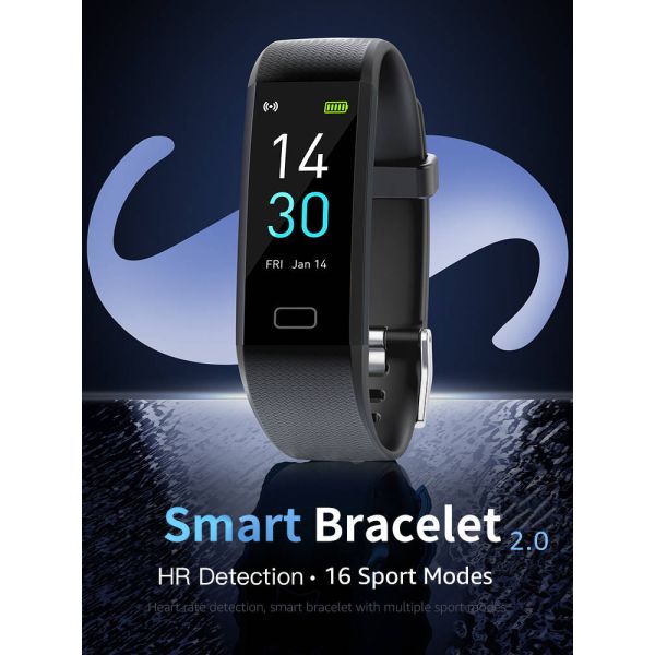 TPU Strap Bluetooth Smart Bracelet BLE5.0 210mm Wristband