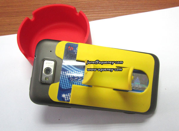 Buy Cell Phone Sticker Card Holder with Touch-U phone stand, Eco-friendly silicone + various color at wholesale prices