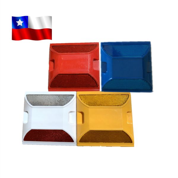 ABS Plastic Reflective Road Stud with Double Reflector Traffic Safety Road Marker for Highway