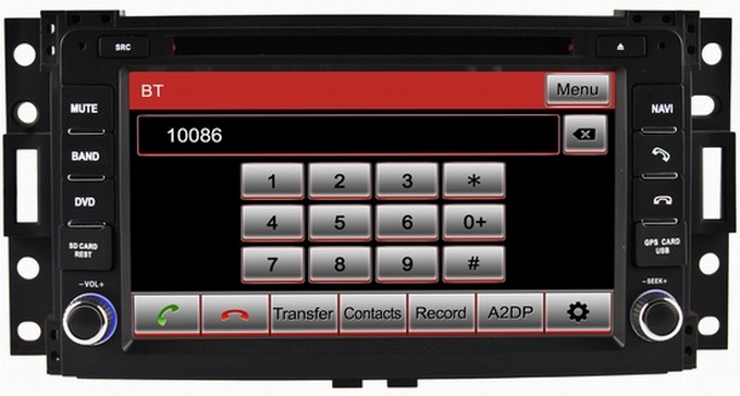 Auto gps systems CD player for Hummer H3 2006-2009 support rear view camera RDS iPod OCB-8724