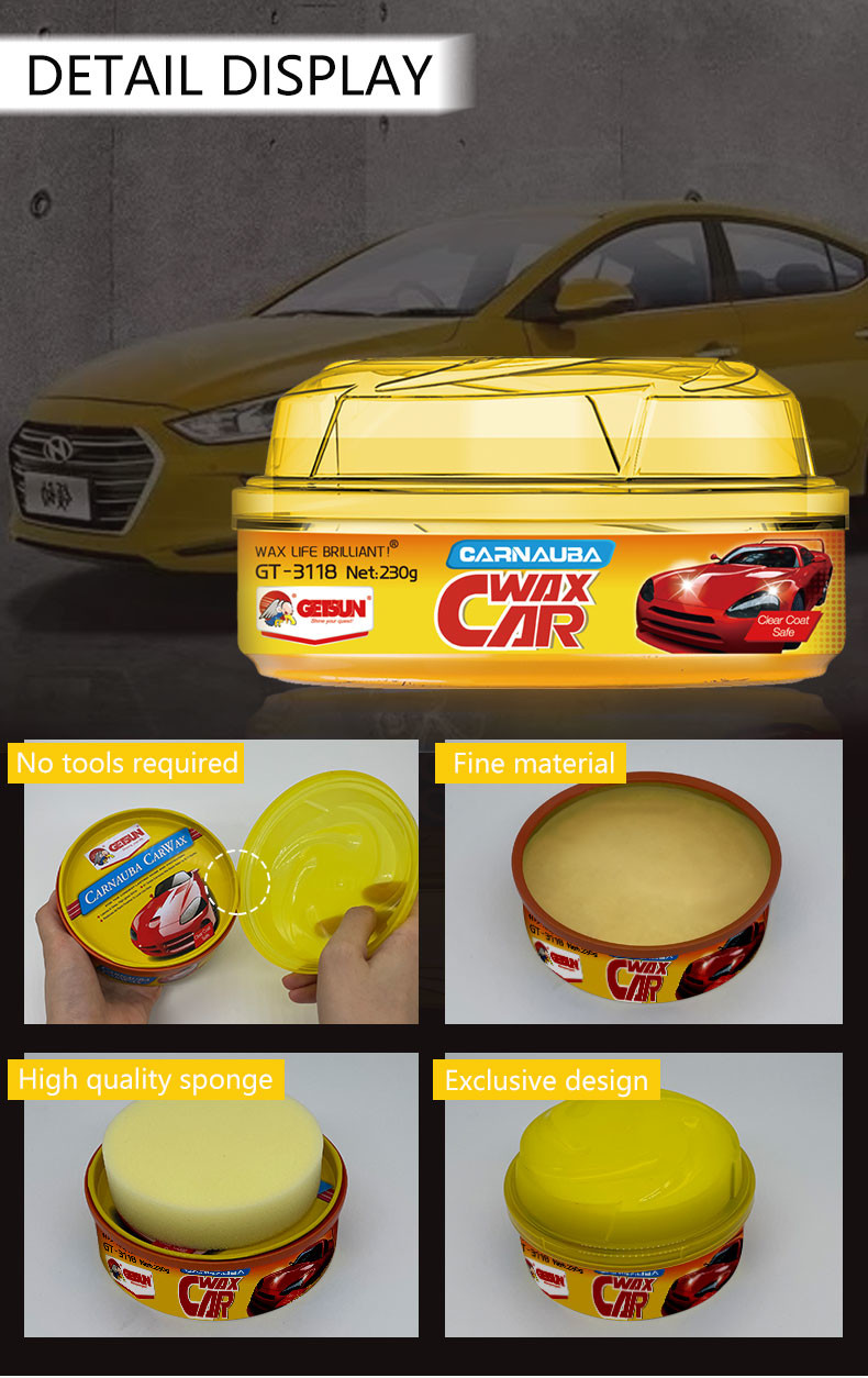 Vehicle Ceramic Carnauba Wax Reshine Metallic Car Polish In Bulk