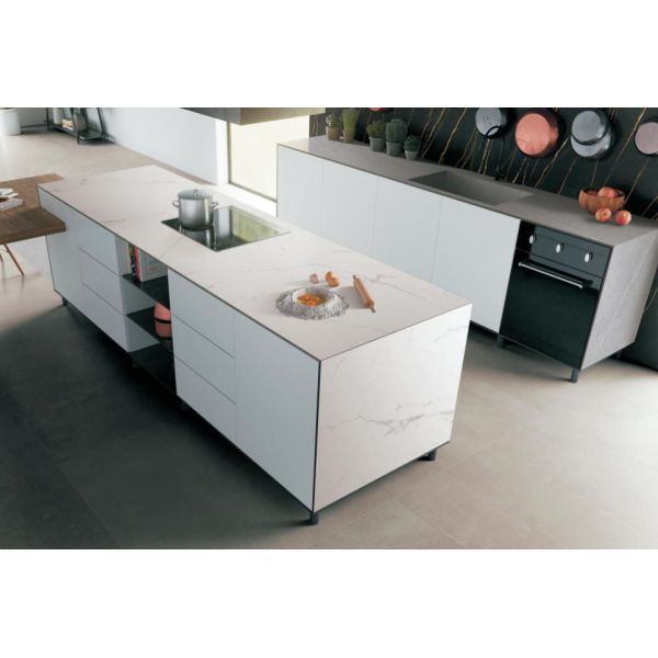 Gray Matte Sintered Stone Slab 1600x3200x12mm Full Body Clay