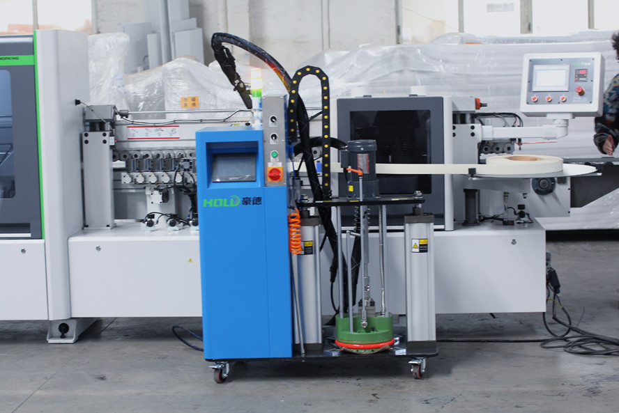 Wood Door Edge Banding Machine With Trimmer Automatic 23m Min