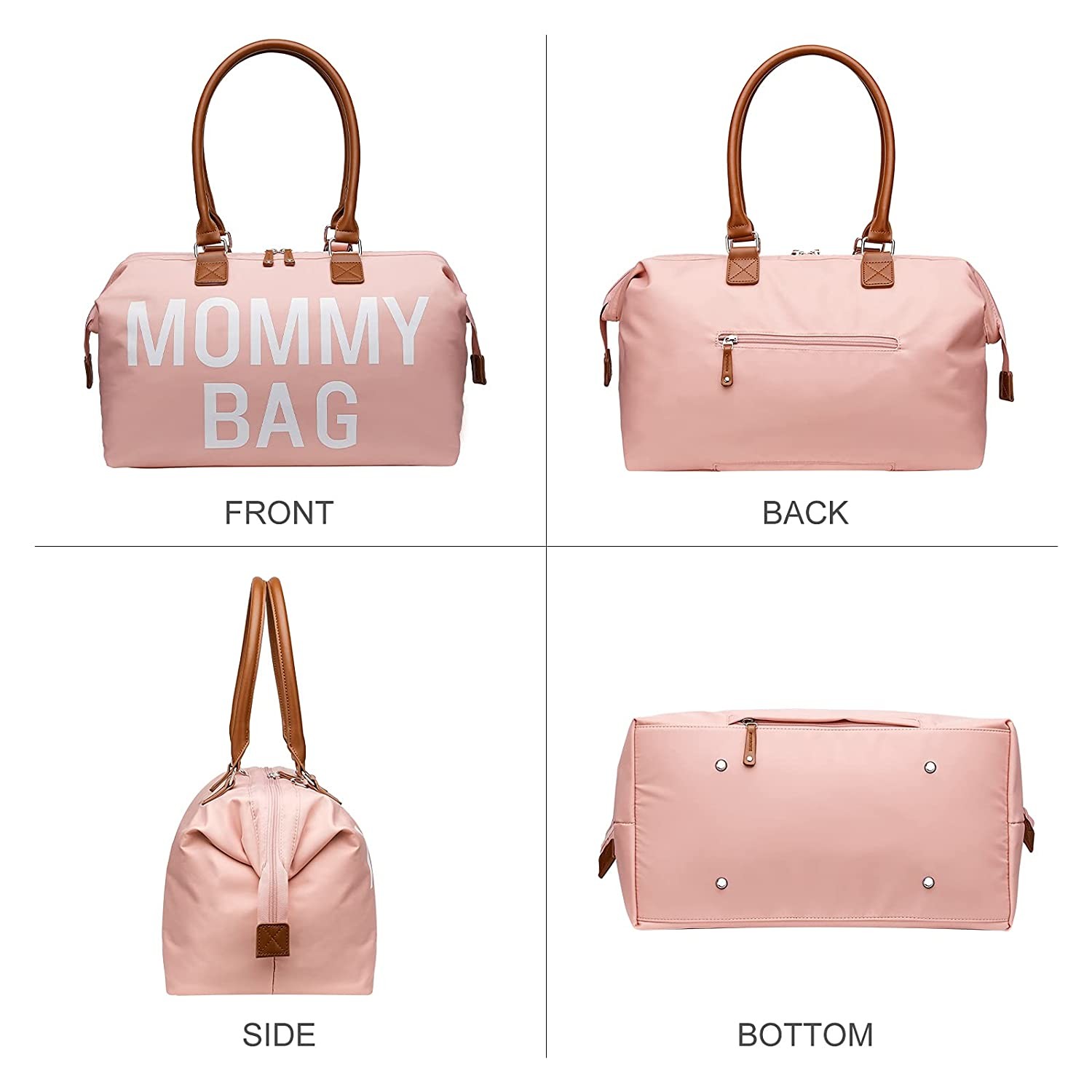 Hospital Multifunction Travel Baby Mommy Diaper Bags Waterproof 3Pcs With Shoulder