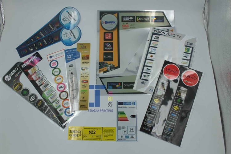 Digital Printed Transparent Labels Custom See Through Stickers With Pantone