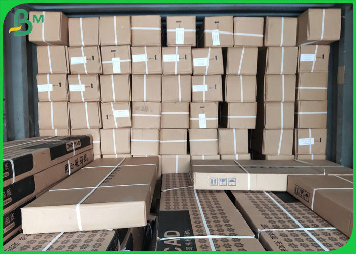 36inch 150m 80gsm White Engineering Paper Rolls For CAD Plotter Printing