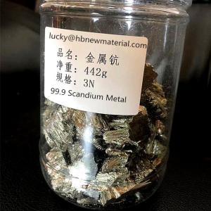 Quality High Purity Scandium Metal Applied In Various Superalloys for sale