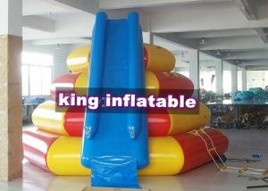 Quality Custom Inflatable Water Tower Slide For Water Parks / Water Trampoline Slide for sale