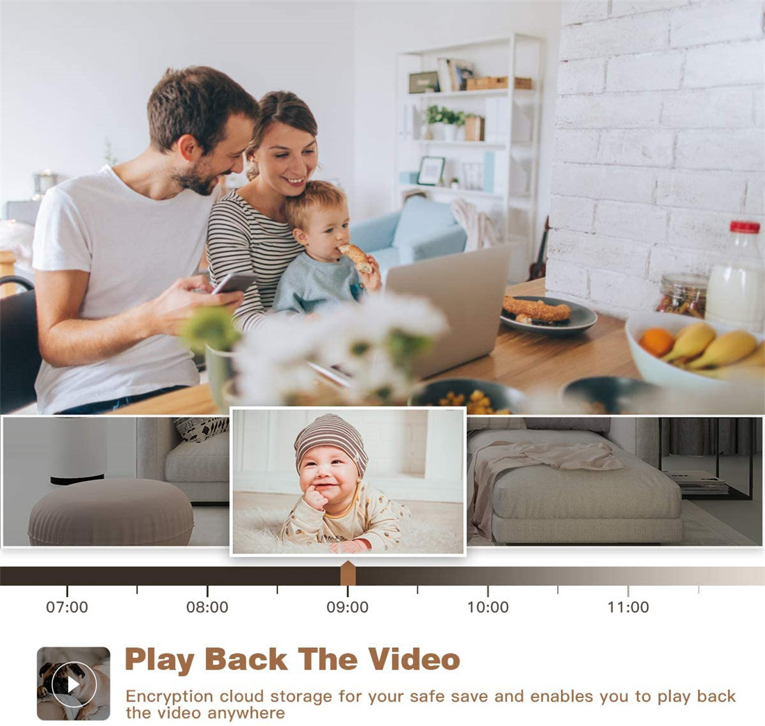 Smart Unistone 2MP Indoor Wireless PTZ Camera WIFI PTZ Camera(US-IW203)