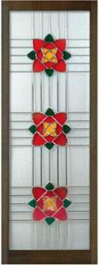 China 1 Triple Glazed  Large Leaded Glass  For French Door on sale