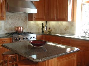 Quality Countertops - Tropical Brown Granite Countertops For Kitchen Design for sale