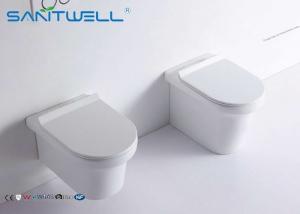 China Wall Mounted Concealed Cistern Ceramic Toilet Modern Water Saver Flush Types on sale