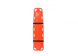 China 159kg Polyethylene Folding Emergency Spine Board Stretcher Trolley on sale