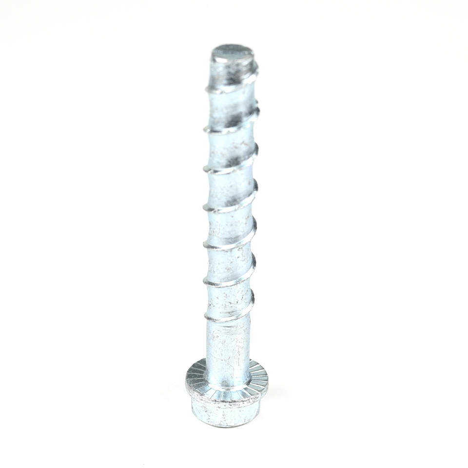 100% QC Tested M16 125mm Carbon Steel Hexagon Bolt Zinc Plated Self Drilling Anchors