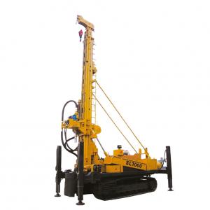 China Hydraulic Water well Drilling Rig with Diesel Engine mounted on crawler, trailer or truck on sale