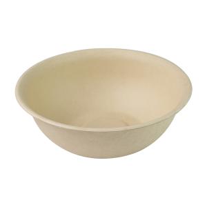 China Biodegradable Disposable Microwavable Serving Bowls With Lids Pulp Salad Takeaway on sale