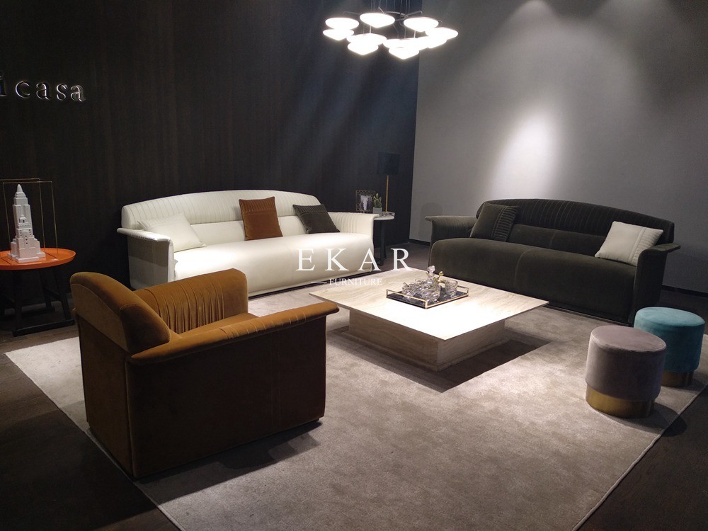 Contemporary Couch Set 8 Seater Modern Leather Sofa