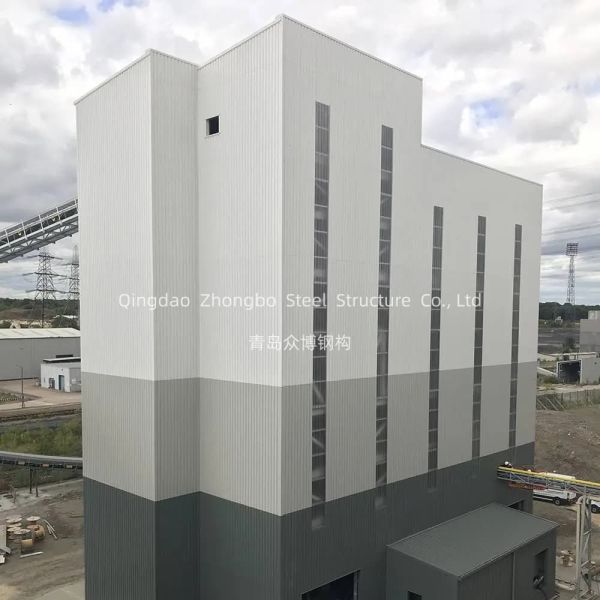 Model Prefabricated Commercial Steel Building Multi Storey Hotel Office Building