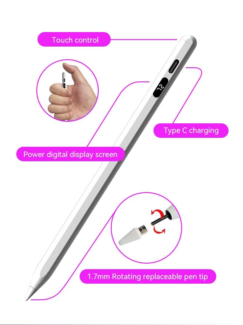 High Precision Magnetic Disc Universal Stylus Pen For Microsoft Tablets / Touch Screens