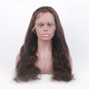 Quality 130% Density Body Wave Full Cuticle 20inch Glueless Full Lace Wig With Baby Hair for sale