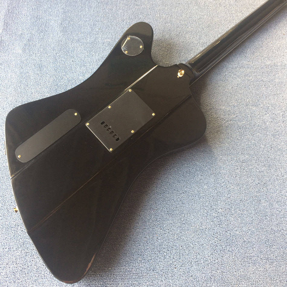 High quality custom electric guitar, rosewood fingerboard, black electric guitar,Tremolo system