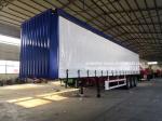 Loading Unloading Personalized Box Semi Trailer With Pullable Fabric Sides