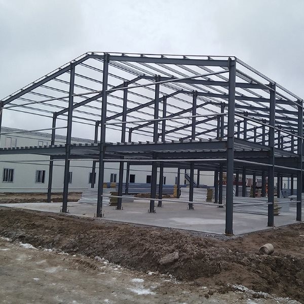 Steel Frame Construction Prefab Metal Building Steel Structure Shed