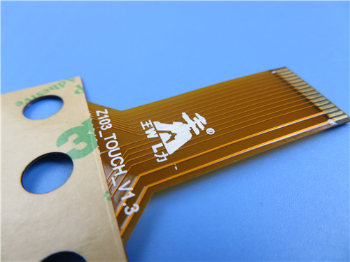 IPC 6012 Class 2 Polyimide 25um Flexible PCB Board For Counter Keypad