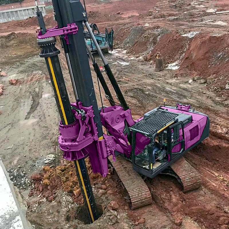 Crawler Rotary Drilling Rig Building Piles Construction Machine Rotary Drilling Rig Equipment