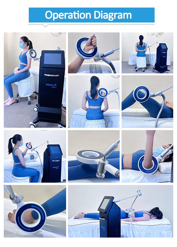 PEMF Pulsed Electromagnetic Field Machine For Fast Rehabilitation