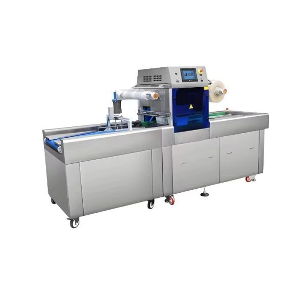 Automatic Modified Atmosphere Airflow Displacement Chain Plastic Tray Sealer DQ580AT-E High Quality Tray Sealer