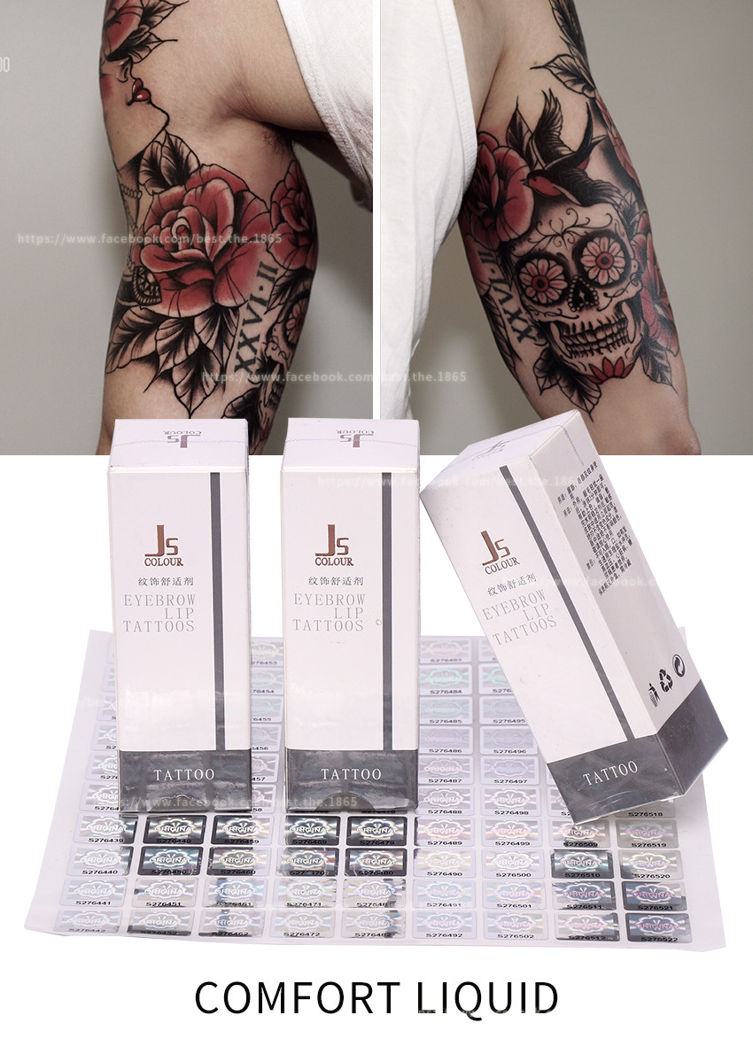 Transparent JS Tattoo Numbing Solution Anti Allergy Numbing Gel Permanent makeup numb liquid