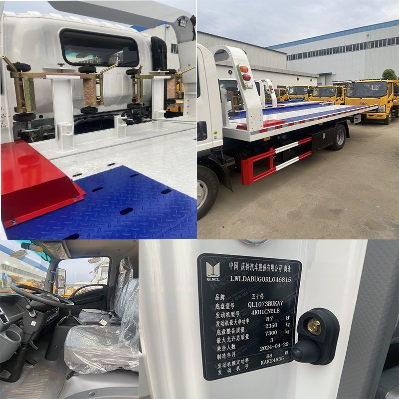 4X2 Flatbed Wrekcer Truck 3t Flatbed Wrecker Truck