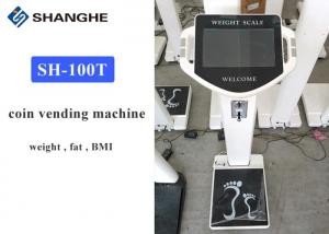 Quality Coin Operated BMI Weight Scale With Body Fat Analysis Coin Vending Machine for sale